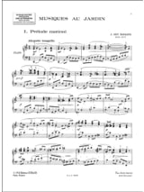 Musiques Au Jardin - Guy Ropartz - Partition - Piano